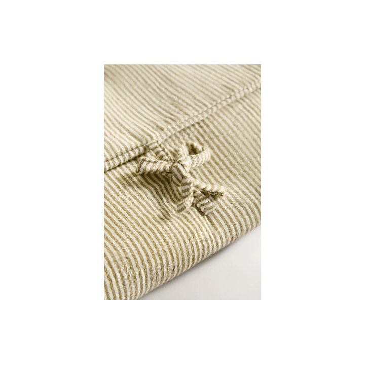 STRIPED MUSLIN BABY CHANGING MAT