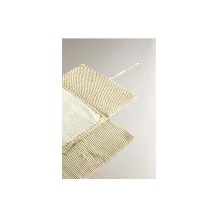 STRIPED MUSLIN BABY CHANGING MAT