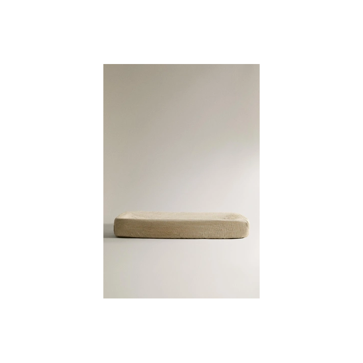 STRIPED MUSLIN BABY CHANGING MAT COVER