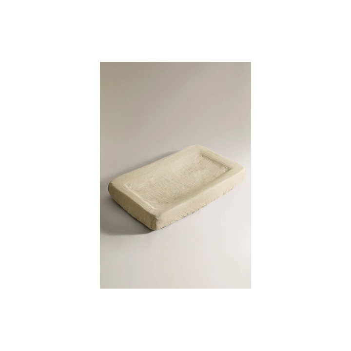 STRIPED MUSLIN BABY CHANGING MAT COVER