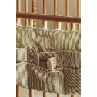 STRIPED MUSLIN HANGING ORGANISER