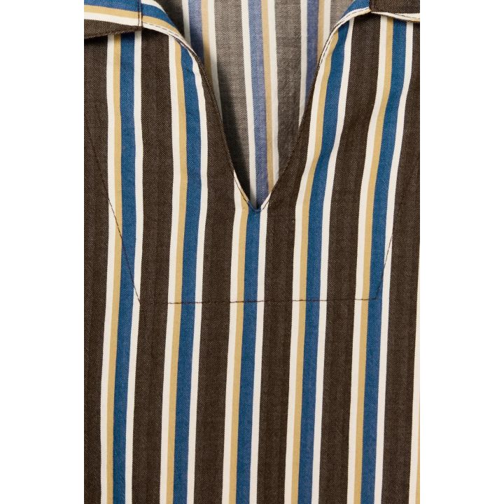 LIMITED EDITION STRIPED FLOWING SHIRT
