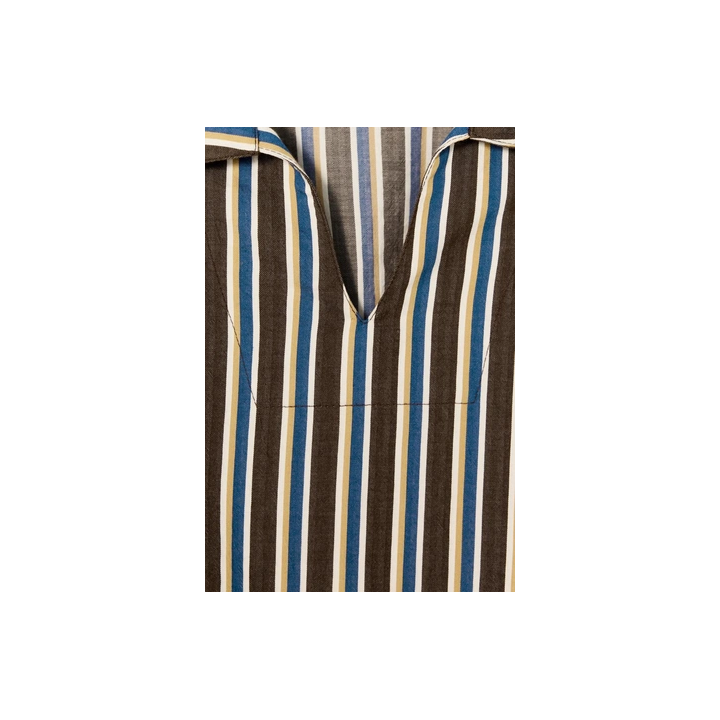 LIMITED EDITION STRIPED FLOWING SHIRT