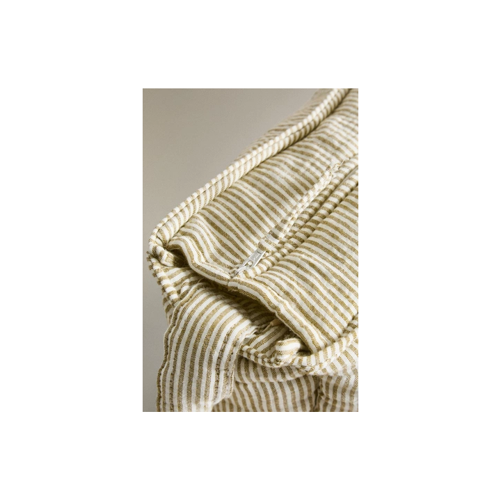 STRIPED MUSLIN MATERNITY PUSHCHAIR BASKET