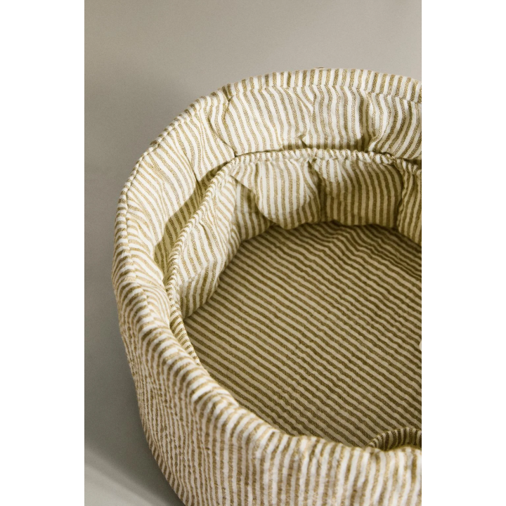 STRIPED MUSLIN ROUND BABY ORGANISER