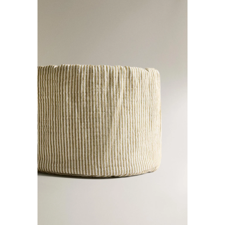 STRIPED MUSLIN ROUND BABY ORGANISER