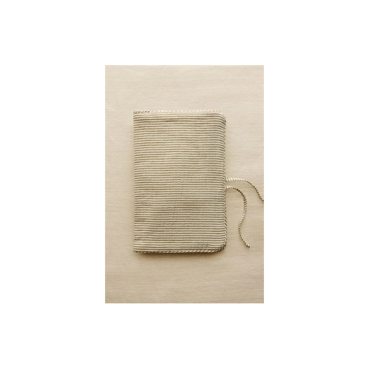 STRIPED MUSLIN WIPE HOLDER