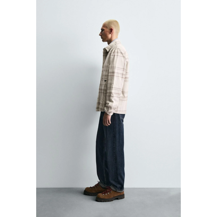 Рубашка из фланели в клетку