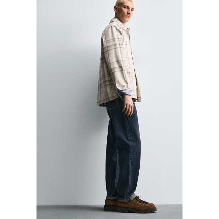 Рубашка из фланели в клетку