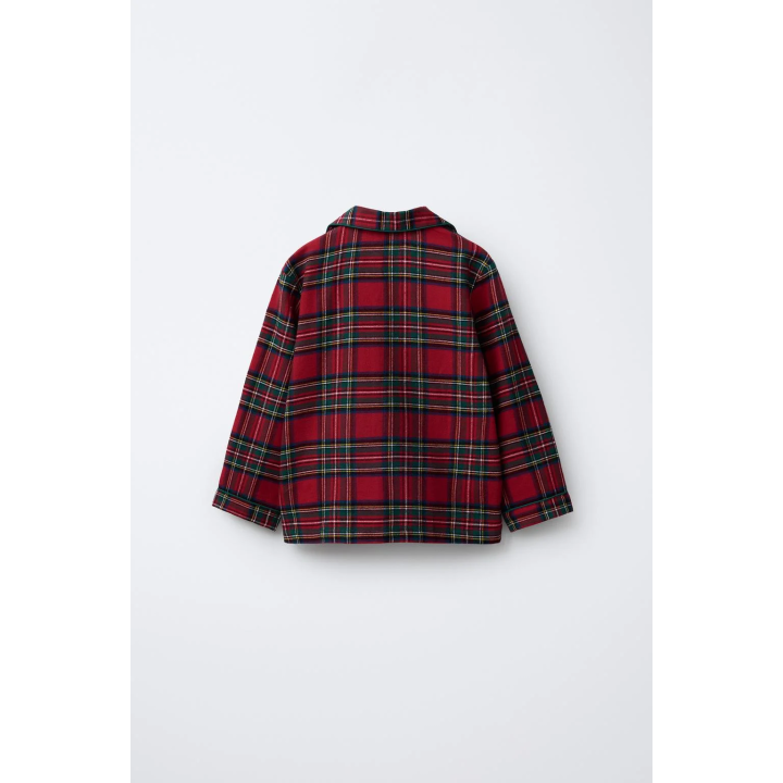 3–6 ЛЕТ/ФЛАНЕЛЕВАЯ ПИЖАМА В КЛЕТКУ