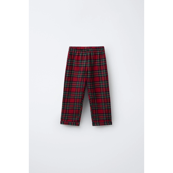 3–6 ЛЕТ/ФЛАНЕЛЕВАЯ ПИЖАМА В КЛЕТКУ