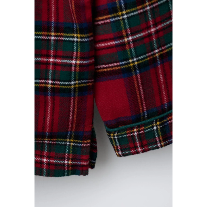 3–6 ЛЕТ/ФЛАНЕЛЕВАЯ ПИЖАМА В КЛЕТКУ