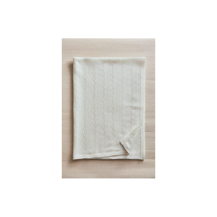 CASHMERE KNIT BABY BLANKET