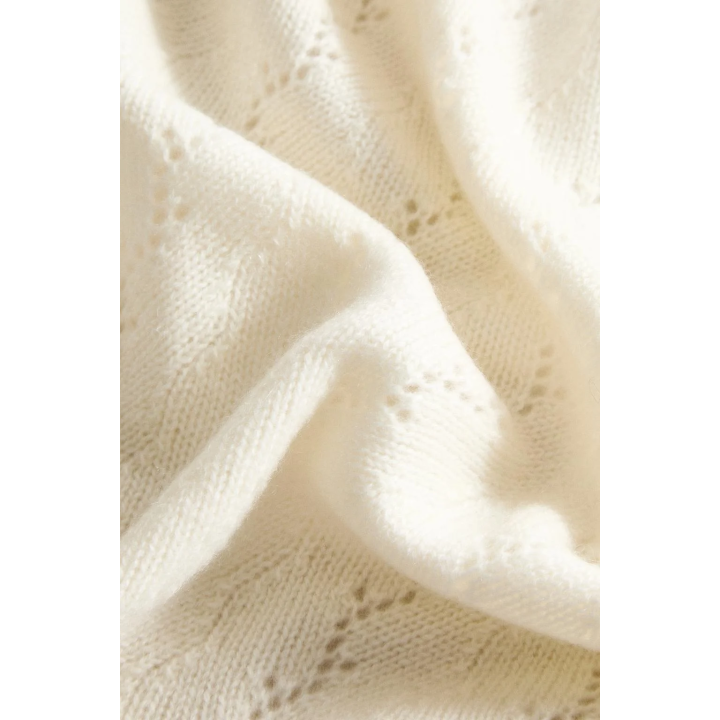 CASHMERE KNIT BABY BLANKET