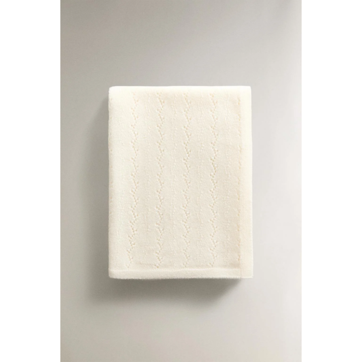 CASHMERE KNIT BABY BLANKET