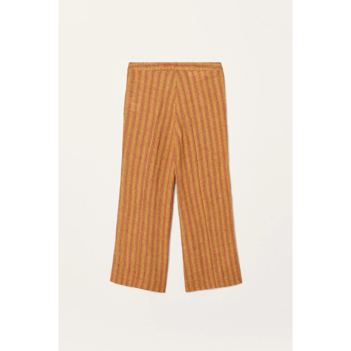 Брюки из 100% полосатого льна ограниченной коллекции