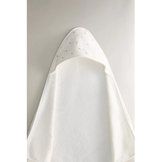 STARS HOODED BABY TOWEL