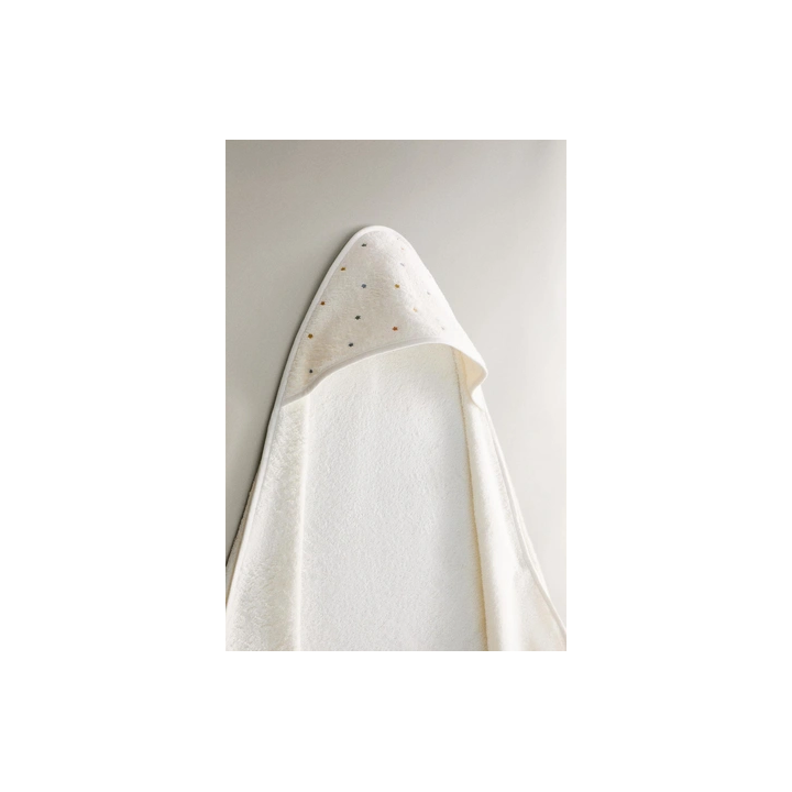 STARS HOODED BABY TOWEL