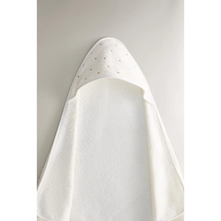 STARS HOODED BABY TOWEL