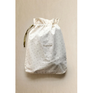 CHILDREN'S FLORAL COTTON LAUNDRY BAG