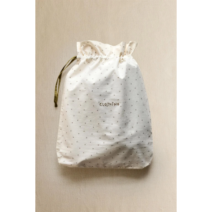 CHILDREN'S FLORAL COTTON LAUNDRY BAG