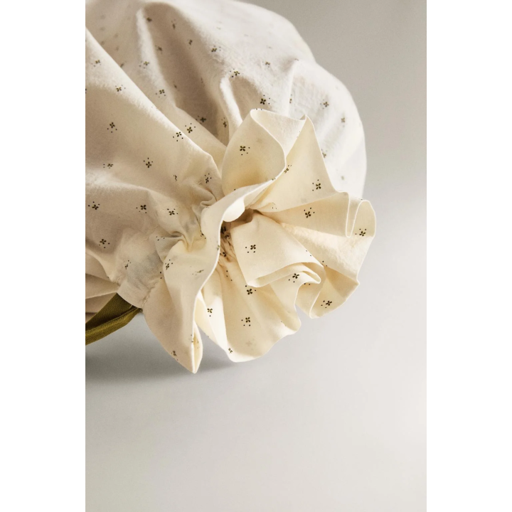 CHILDREN'S FLORAL COTTON LAUNDRY BAG