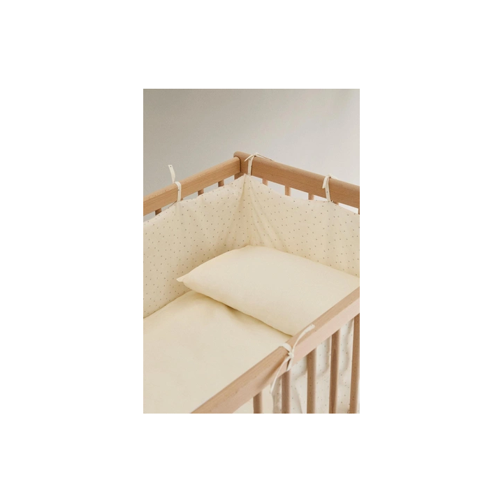 FLORAL BABY COT BUMPER COVER