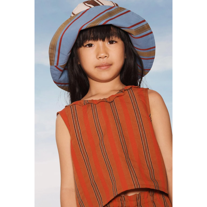 Топ с оборками и полосками limited edition