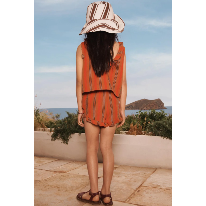 Топ с оборками и полосками limited edition