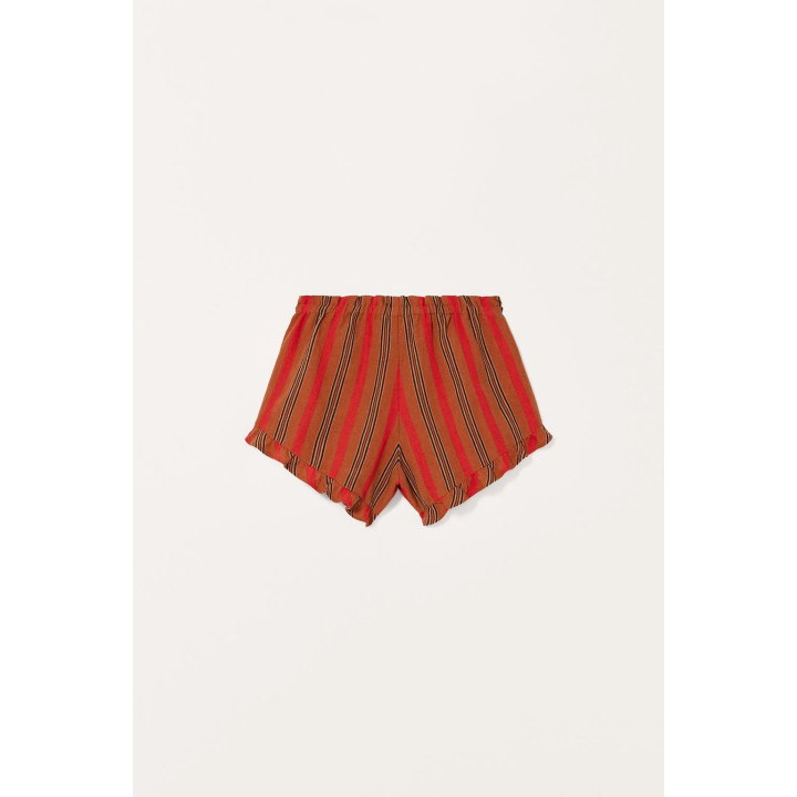 Оборчатые полосатые бермуды limited edition