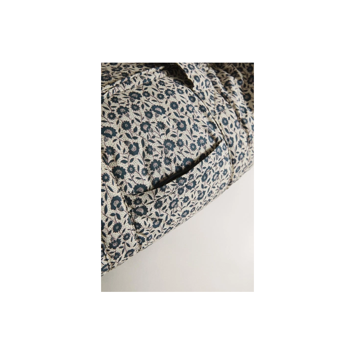 FLORAL COTTON MATERNITY BAG