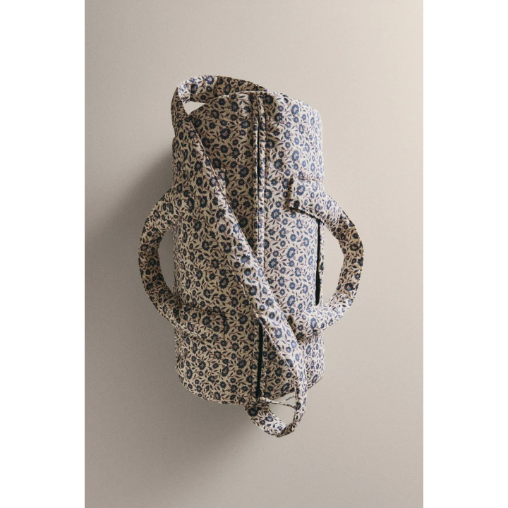 FLORAL COTTON MATERNITY BAG