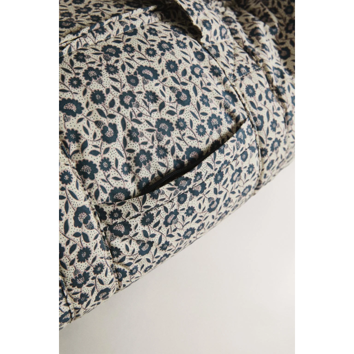 FLORAL COTTON MATERNITY BAG