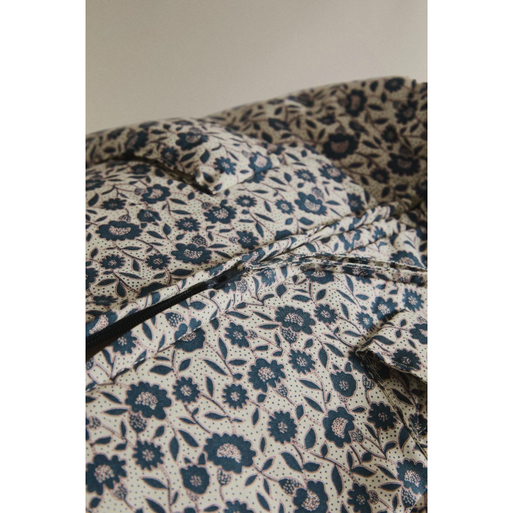 FLORAL COTTON MATERNITY BAG