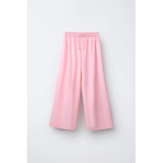 БРЮКИ WIDE LEG ИЗ ЛЕГКОЙ ТКАНИ