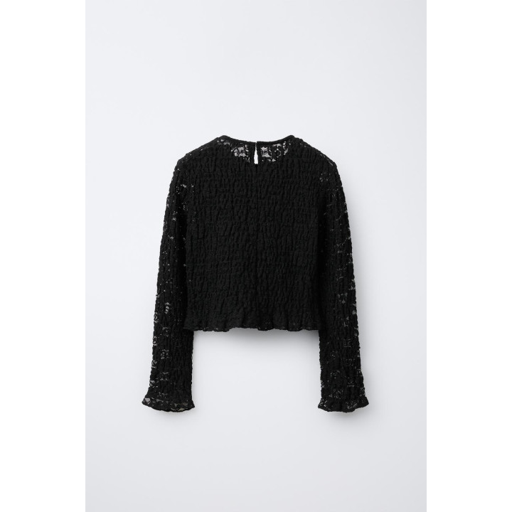 ЭЛАСТИЧНЫЙ ТОП С КРУЖЕВОМ