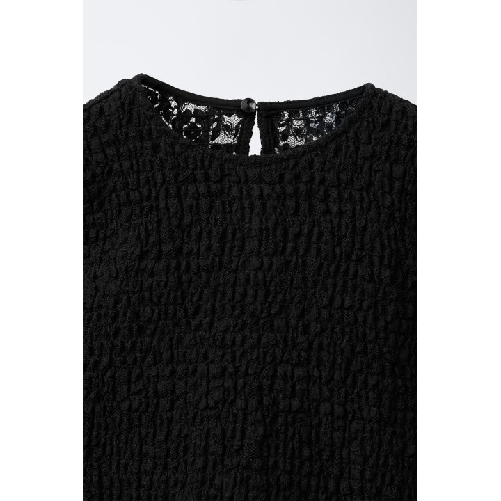 ЭЛАСТИЧНЫЙ ТОП С КРУЖЕВОМ