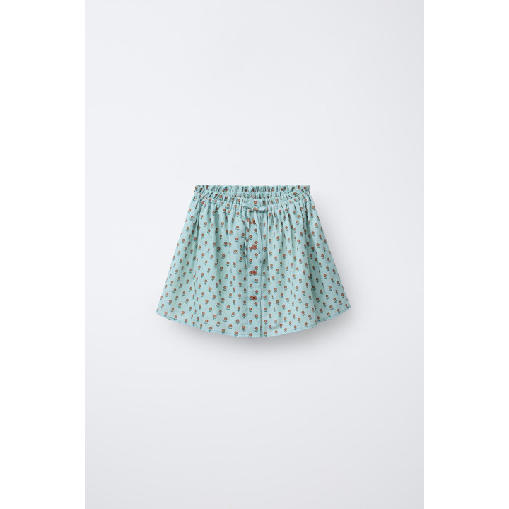 ЮБКА С ЦВЕТОЧНЫМ ПРИНТОМ