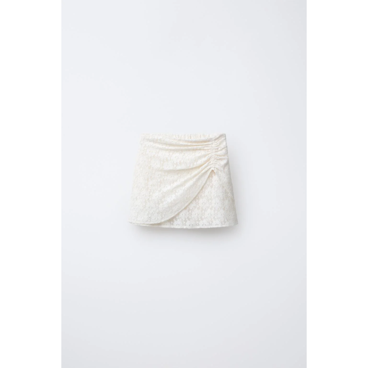 ЮБКА КРУЖЕВНАЯ СО СБОРКАМИ