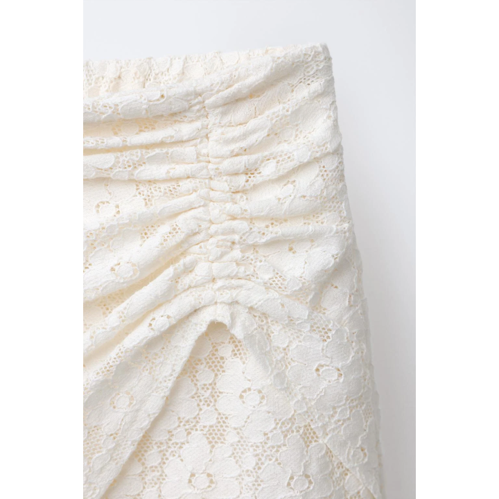 ЮБКА КРУЖЕВНАЯ СО СБОРКАМИ