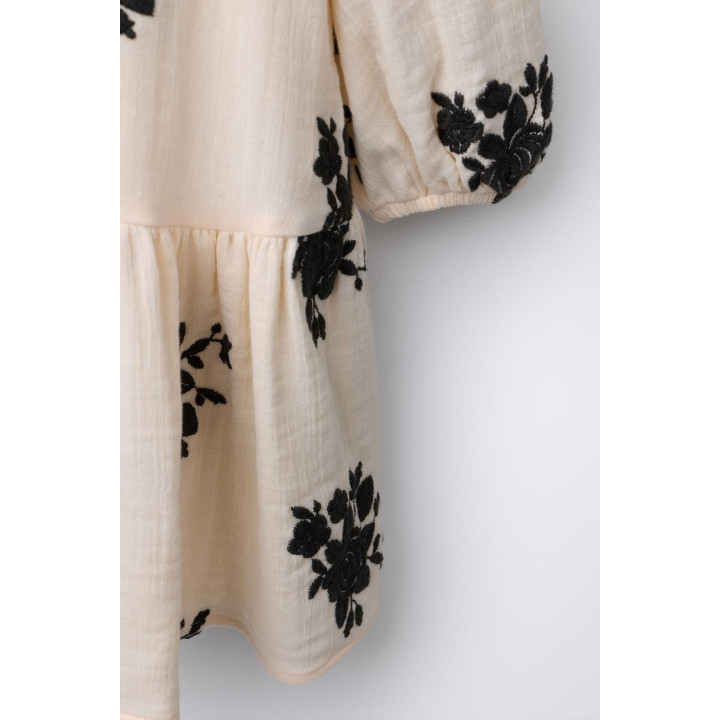 ПЛАТЬЕ С ВЫШИТЫМИ ЦВЕТАМИ