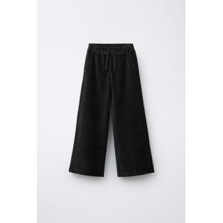 Широкие брюки из вельвета прямого кроя