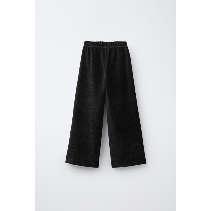 Широкие брюки из вельвета прямого кроя