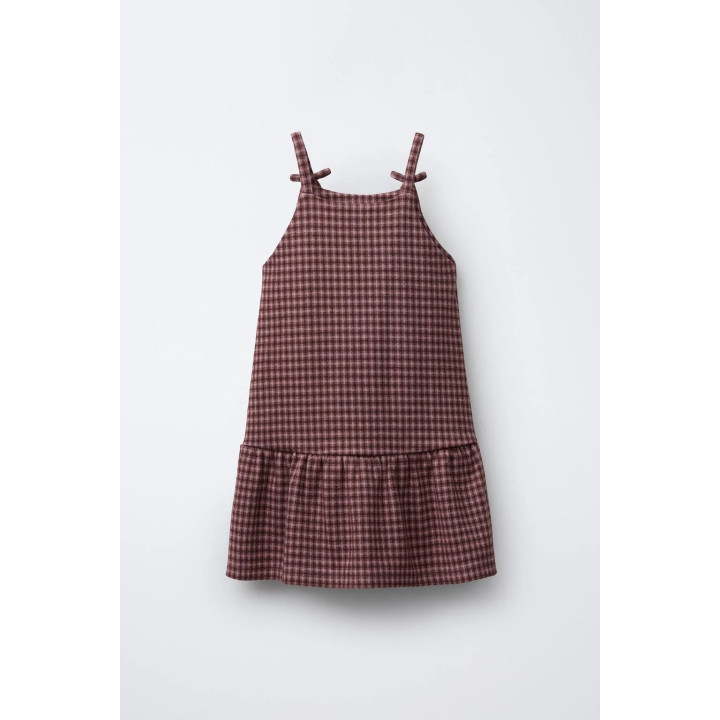 САРАФАН В КЛЕТКУ С БАНТАМИ