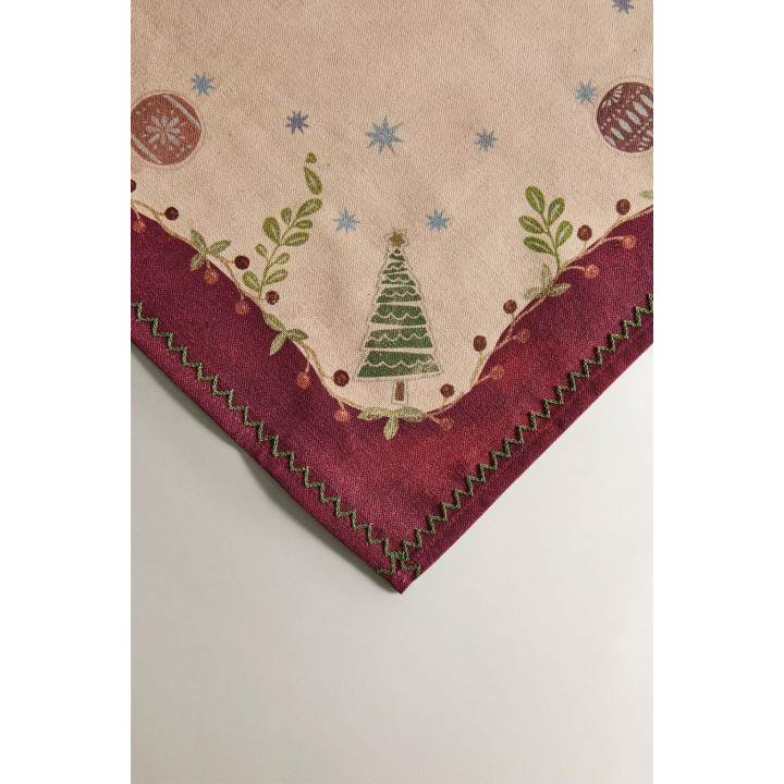Набор рождественских салфеток с рисунком (набор из 2)