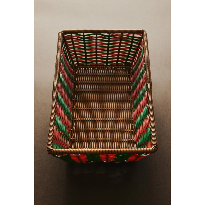 Цветная рождественская корзинка