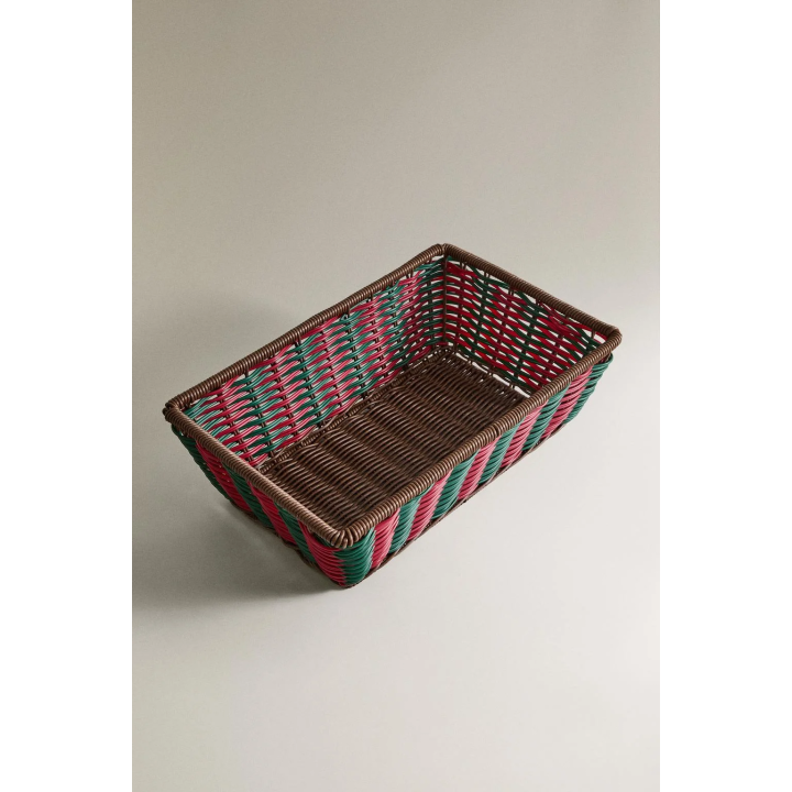 Цветная рождественская корзинка