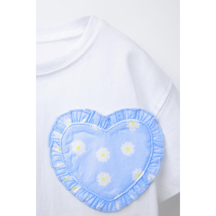 ФУТБОЛКА С ПРИНТОМ «СЕРДЦЕ»