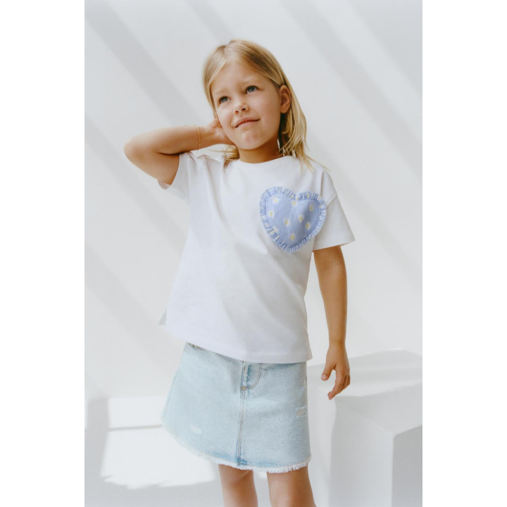 ФУТБОЛКА С ПРИНТОМ «СЕРДЦЕ»