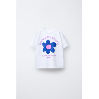 ФУТБОЛКА С РЕЛЬЕФНЫМ ПРИНТОМ